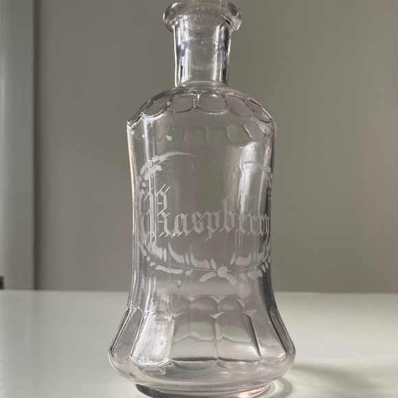 Antique Raspberry Bar Back Bottle - Picture 5 of 9